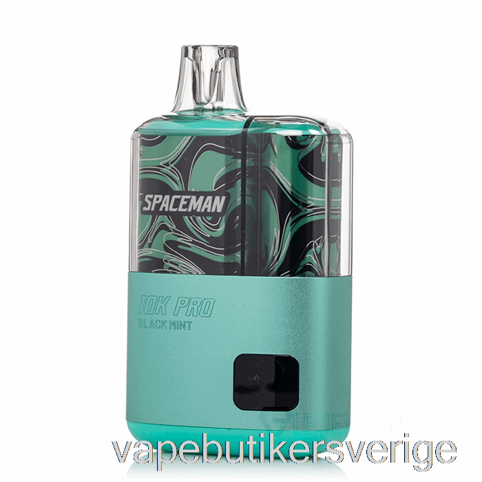 Vape Sverige Spaceman 10k Pro Disponibel Svart Mint